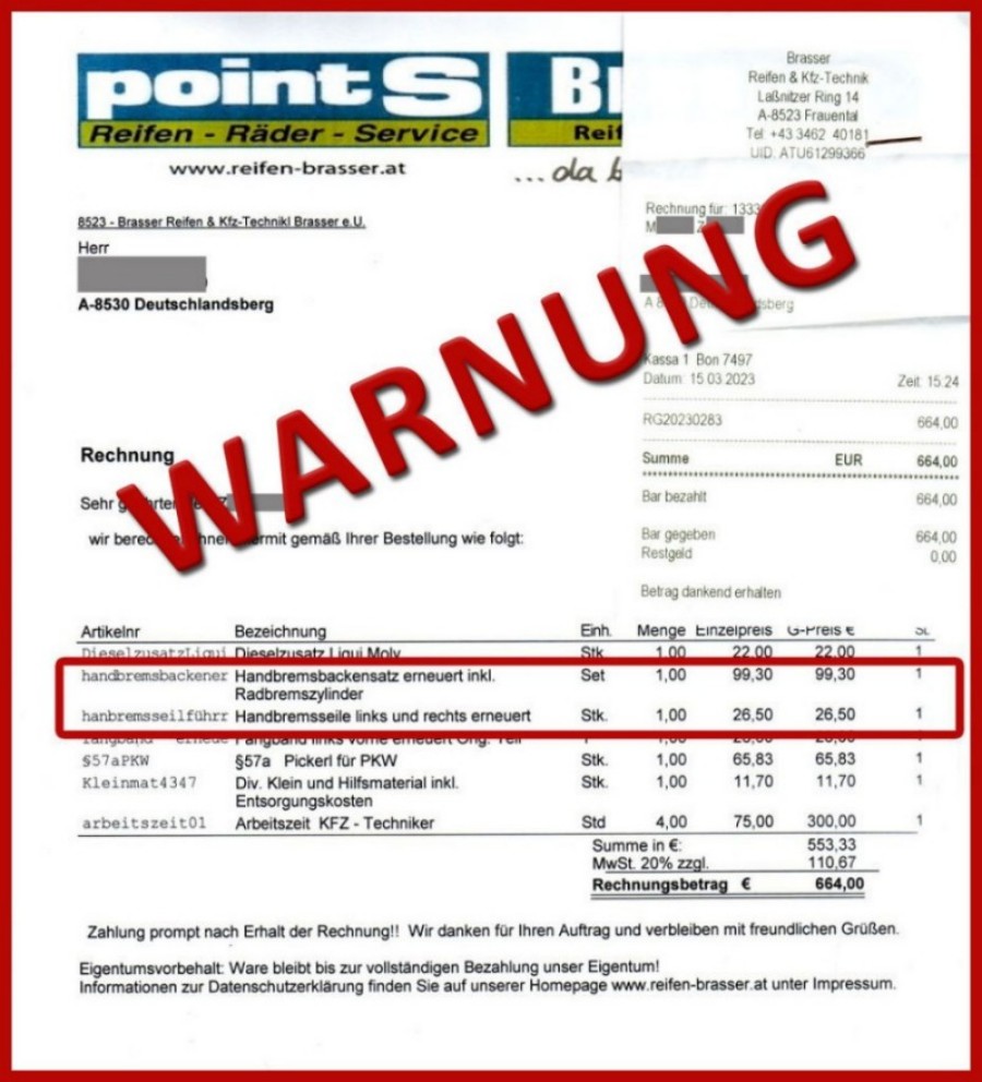 Brasser Reifen & Kfz-Technik Erfahrungen Bewertungen Rezensionen