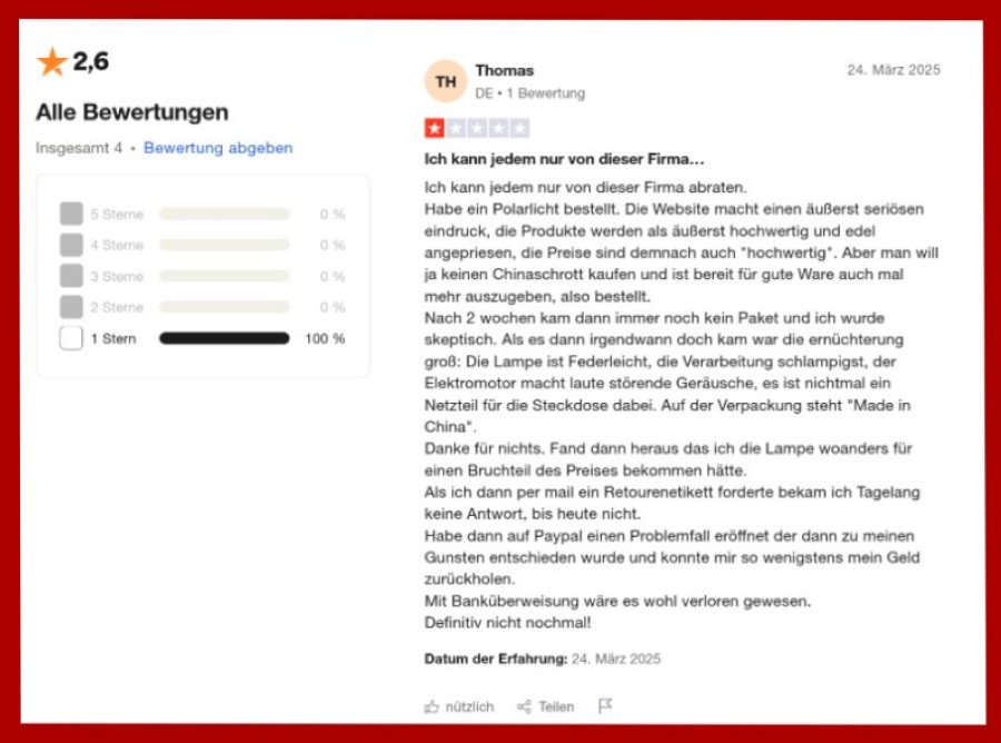 Lichtwell Erfahrungen Bewertungen Rezensionen