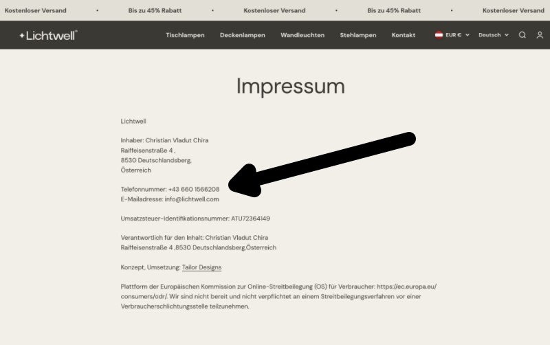 Lichtwell Impressum Kontakt Betreiber