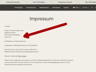 Lichtwell Impressum Kontakt Betreiber