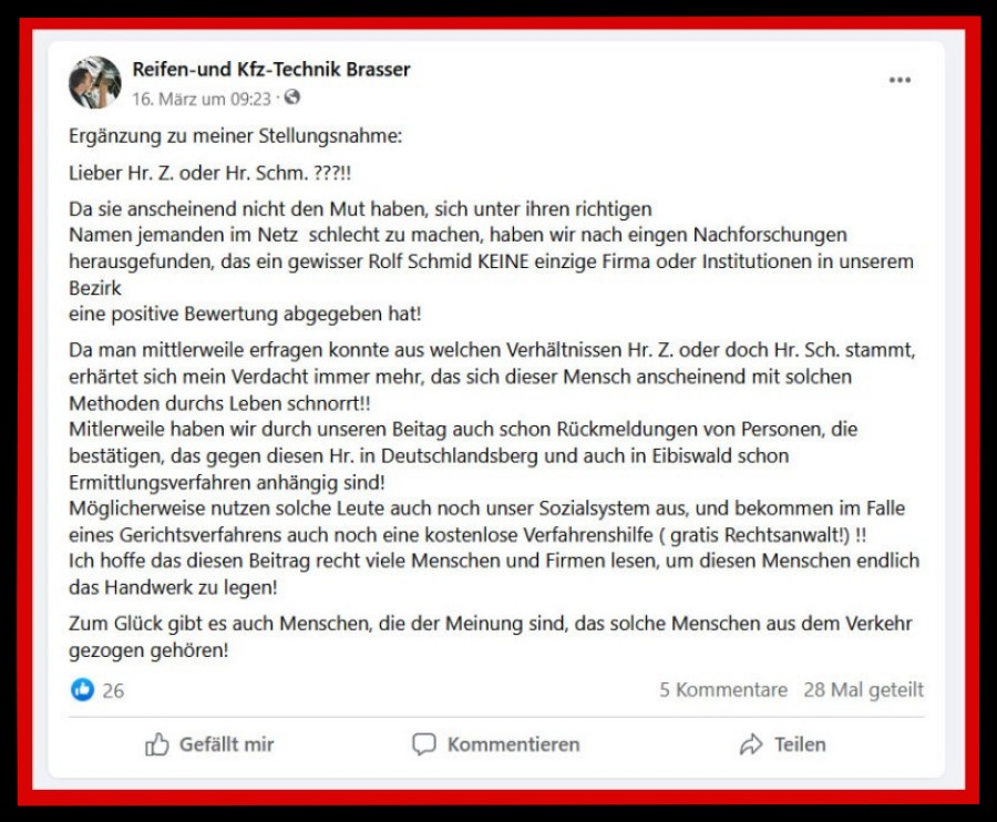 Brasser Reifen & Kfz-Technik Erfahrungen Bewertungen Rezensionen