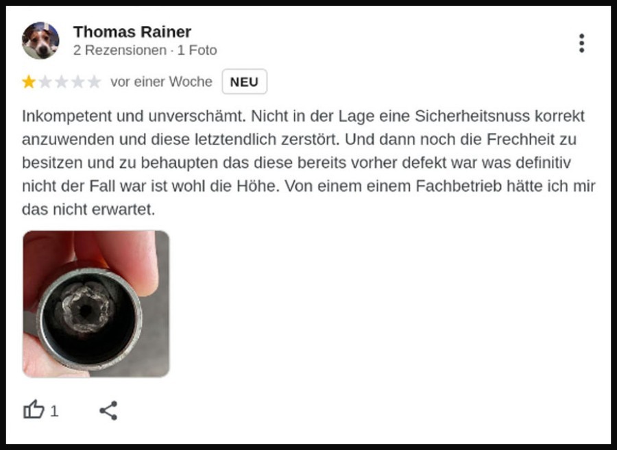 Brasser Reifen & Kfz-Technik Erfahrungen Bewertungen Rezensionen